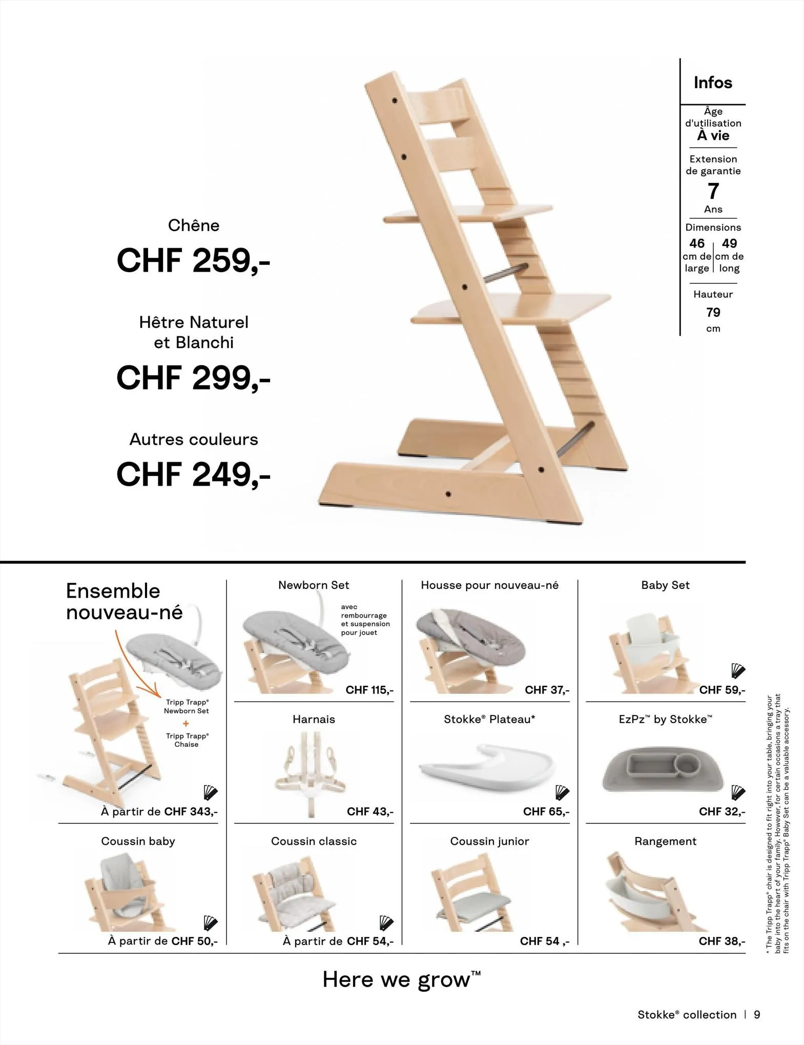 Catalogue Stokke Consumer Guide - French (CH), page 00009