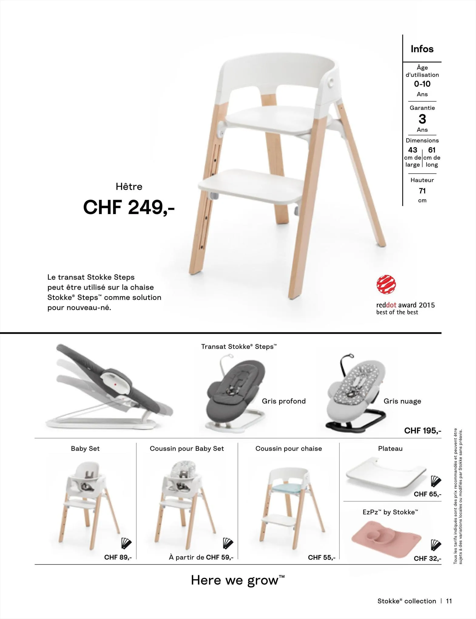 Catalogue Stokke Consumer Guide - French (CH), page 00011