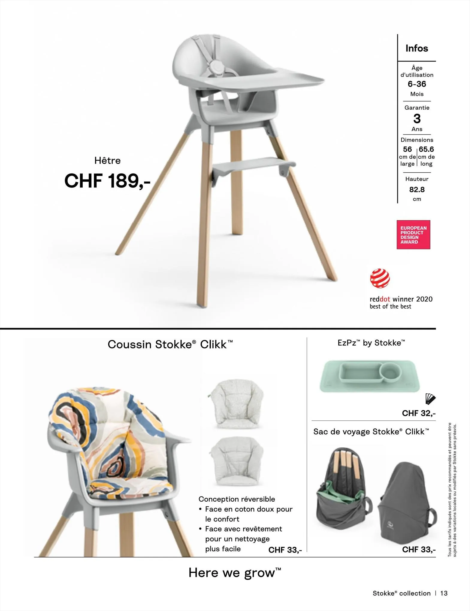 Catalogue Stokke Consumer Guide - French (CH), page 00013