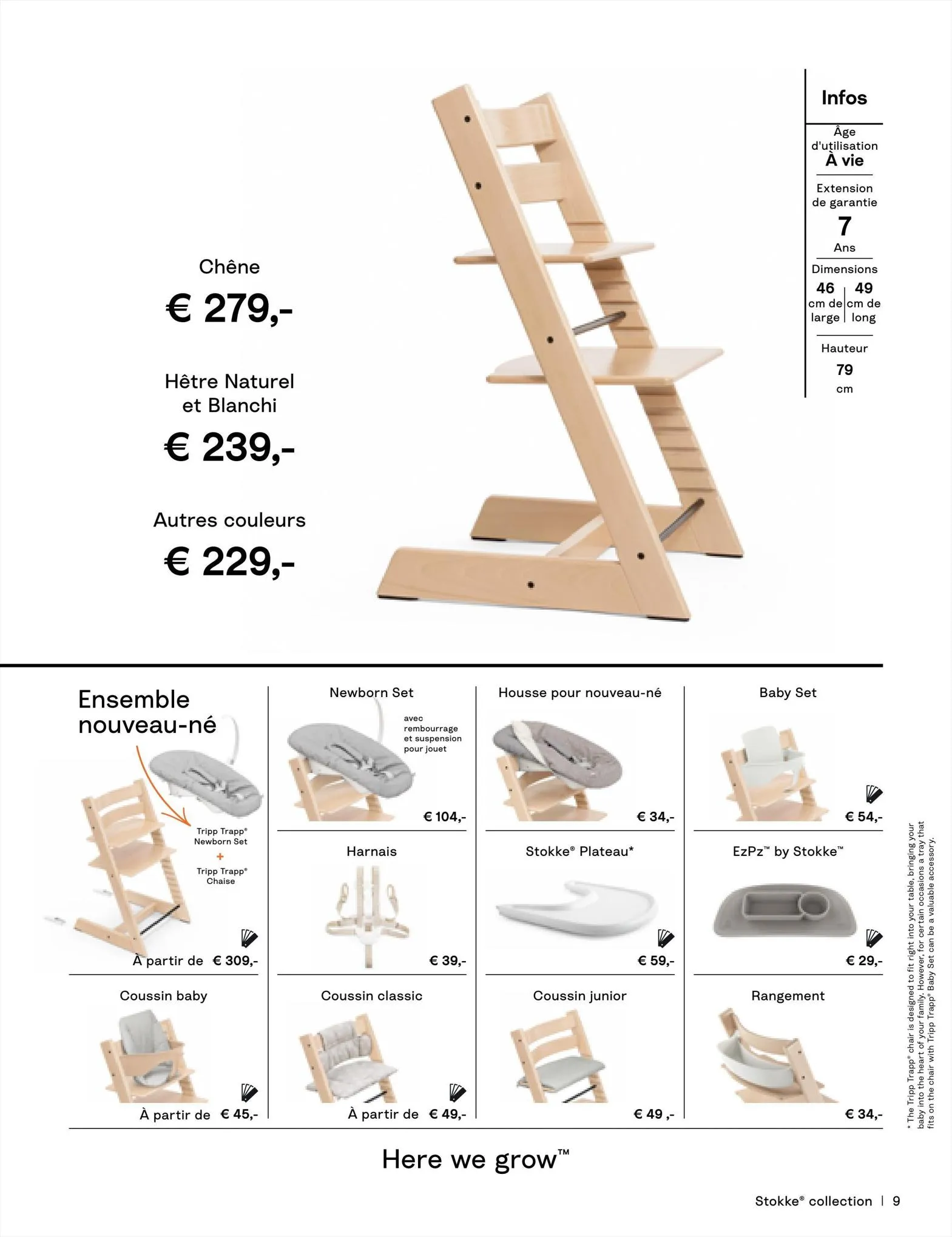 Catalogue Stokke Consumer Guide - French, page 00009