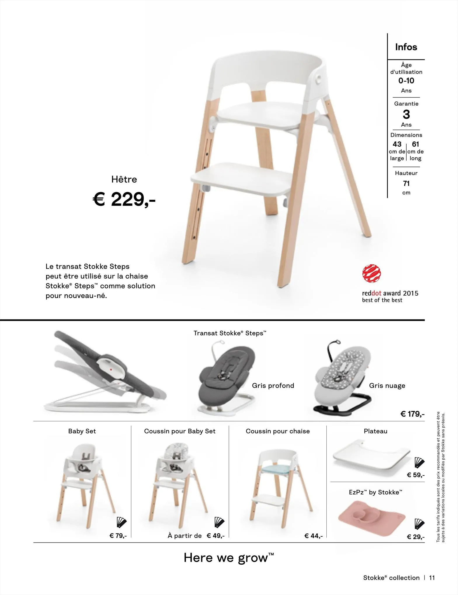 Catalogue Stokke Consumer Guide - French, page 00011