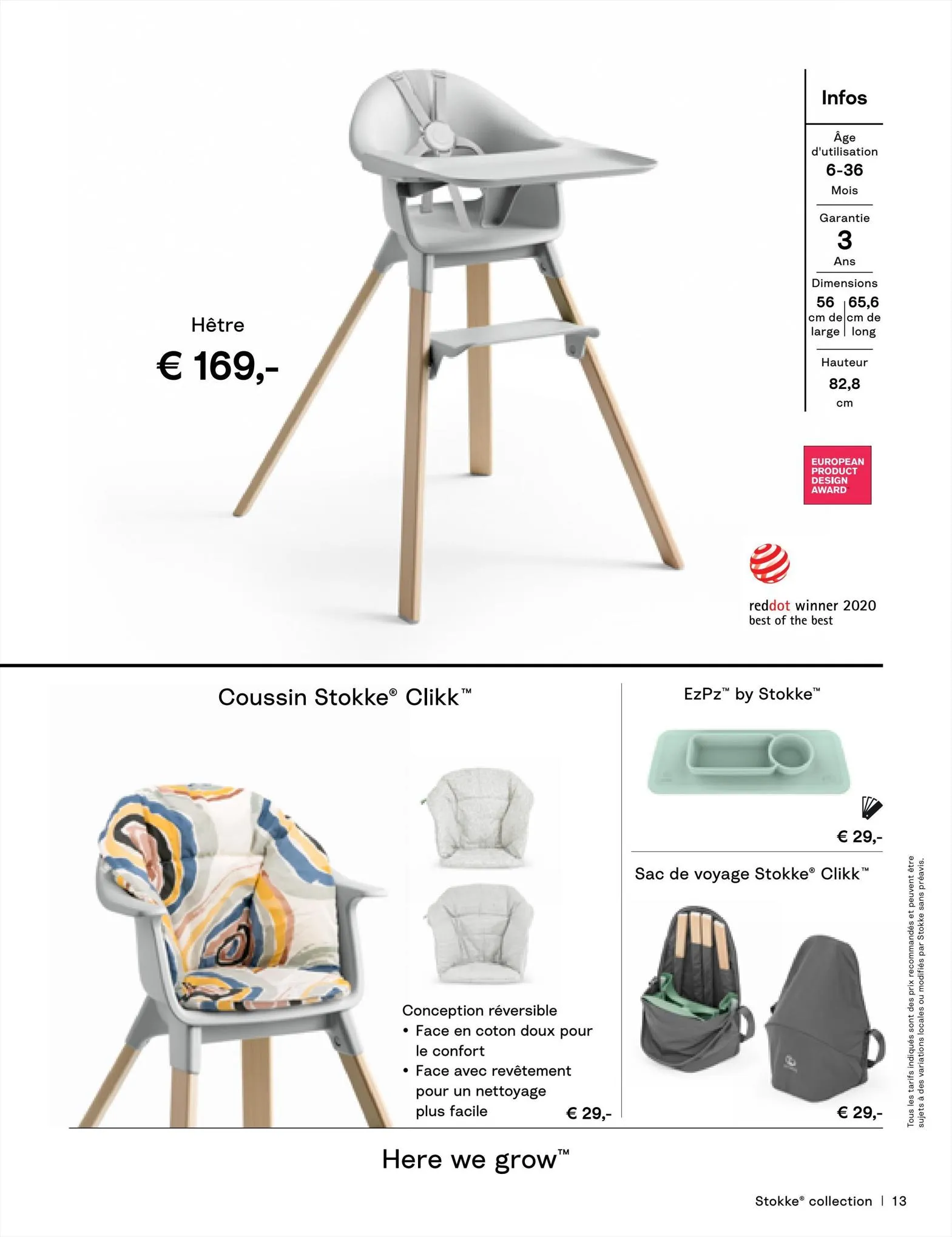 Catalogue Stokke Consumer Guide - French, page 00013