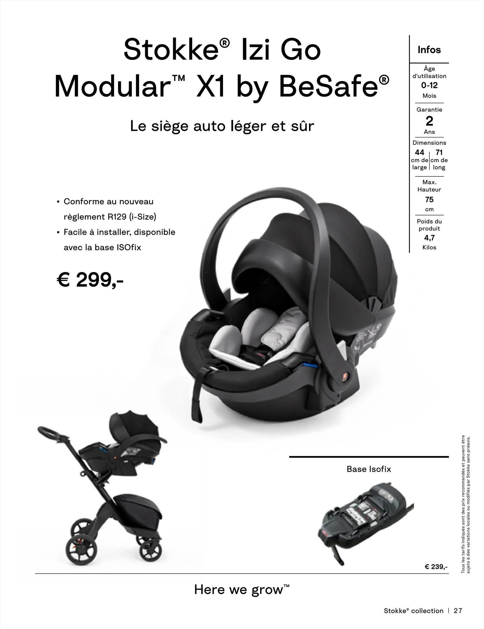 Catalogue Stokke Consumer Guide - French, page 00027