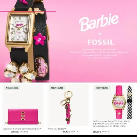 Barbie x Fossil