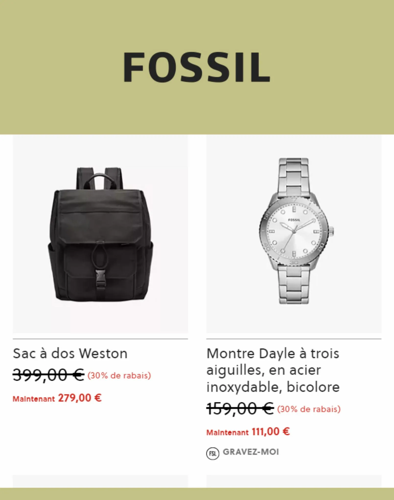 Catalogue Outlet Fosil!, page 00002