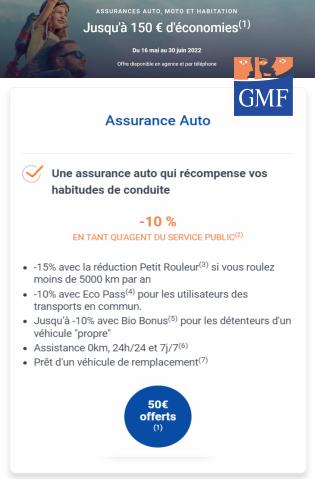 Catalogue GMF | Assurance | 20/05/2022 - 30/06/2022