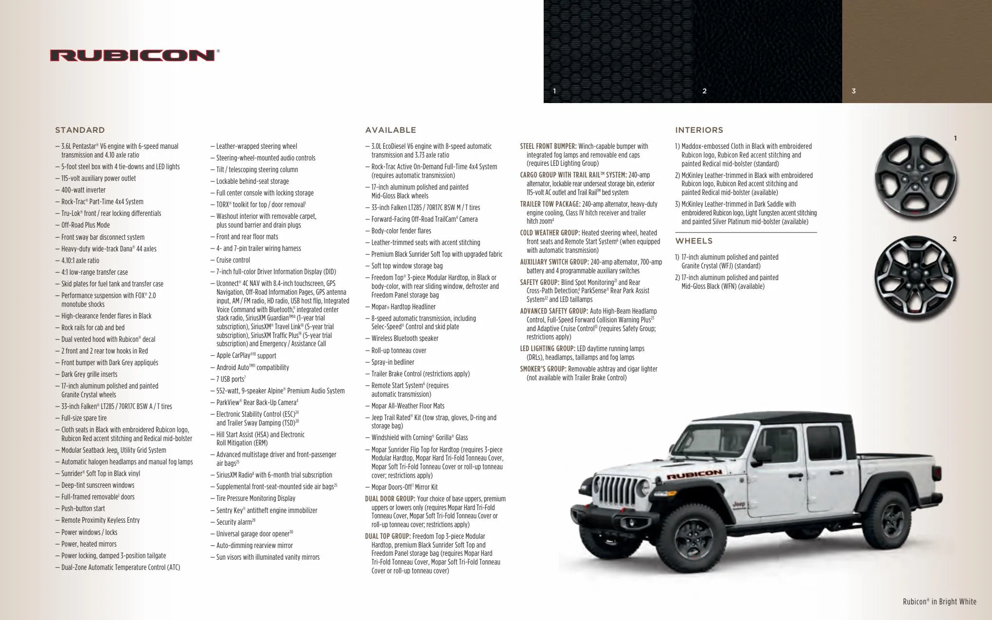 Catalogue Jeep Gladiator 2022, page 00036