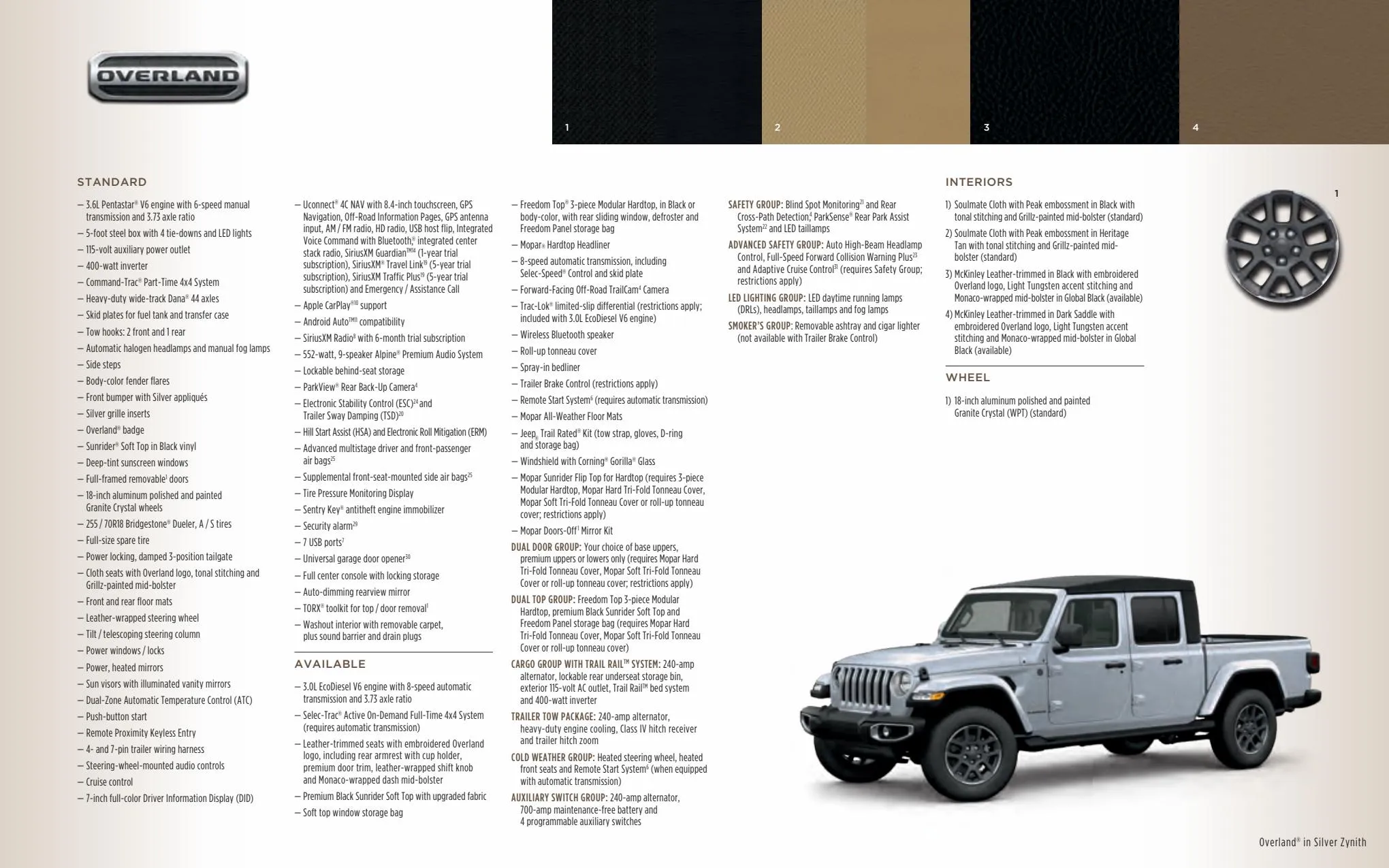 Catalogue Jeep Gladiator 2022, page 00038