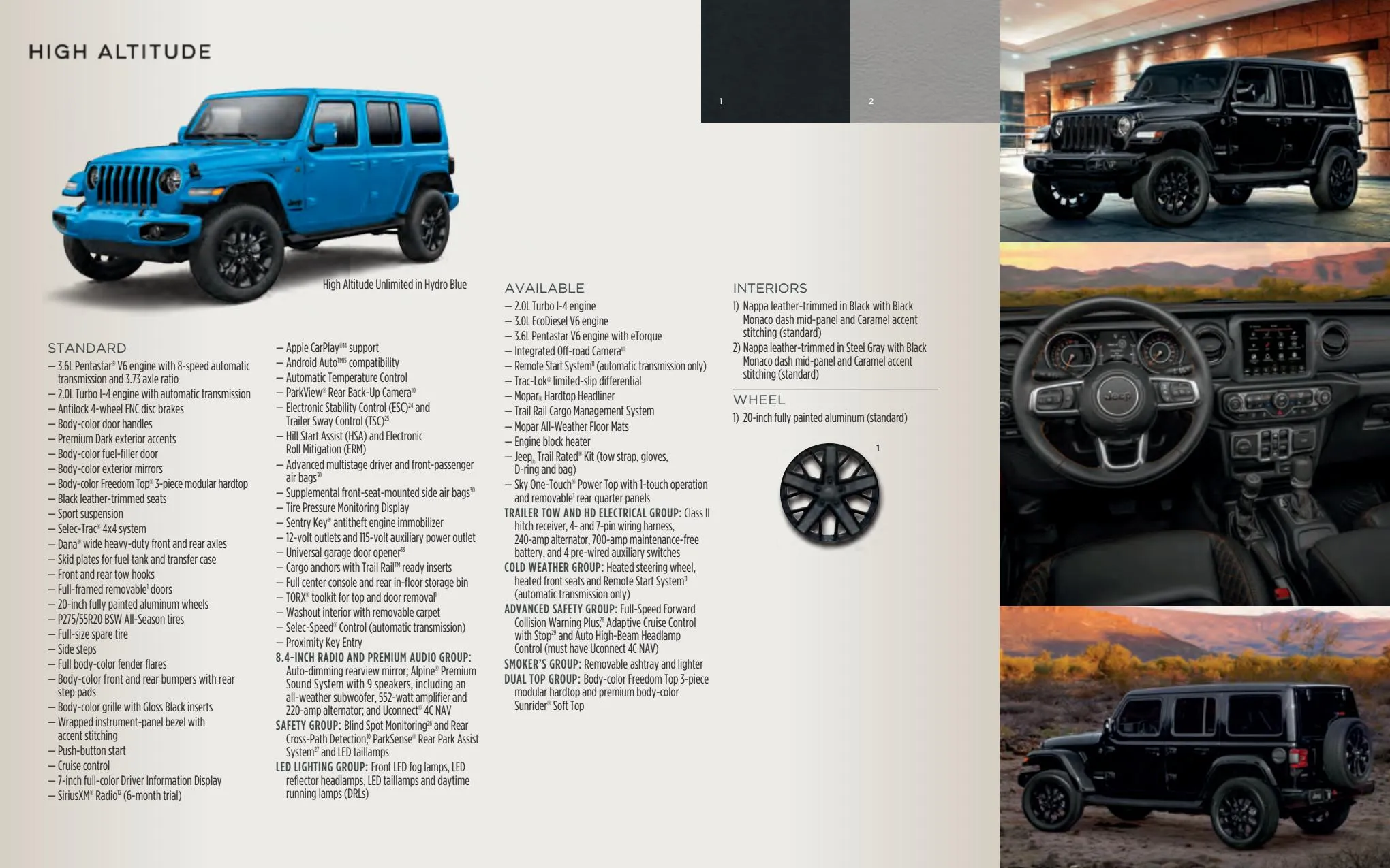Catalogue Jeep Wrangler 2022, page 00034