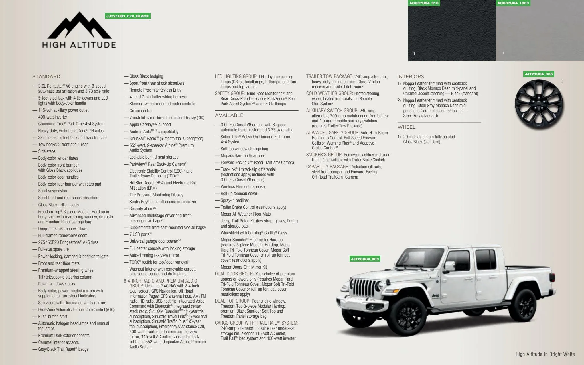 Catalogue 2023-Jeep-Gladiator-Catalog, page 00034