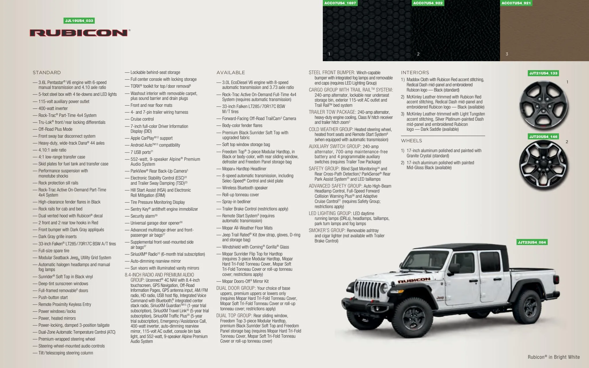 Catalogue 2023-Jeep-Gladiator-Catalog, page 00036