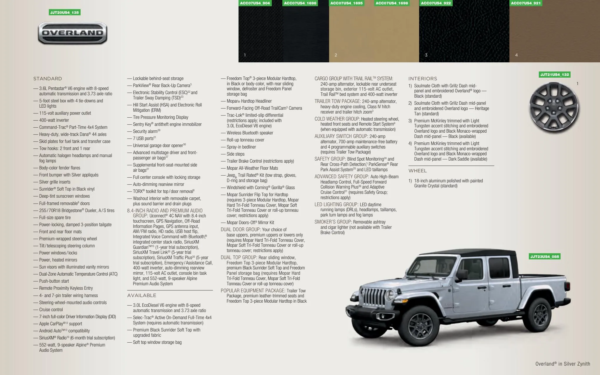 Catalogue 2023-Jeep-Gladiator-Catalog, page 00038