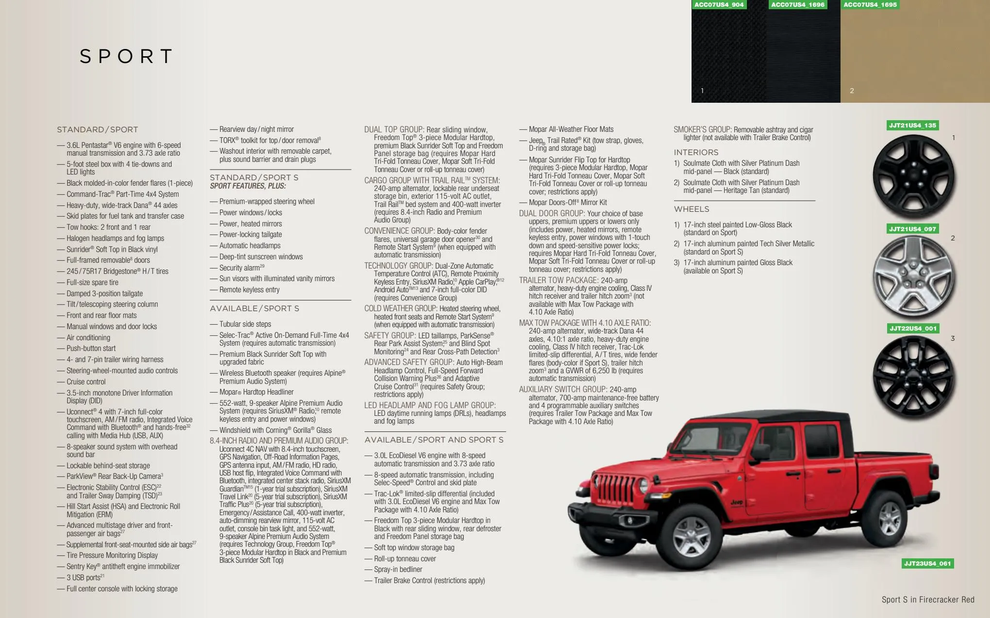 Catalogue 2023-Jeep-Gladiator-Catalog, page 00040