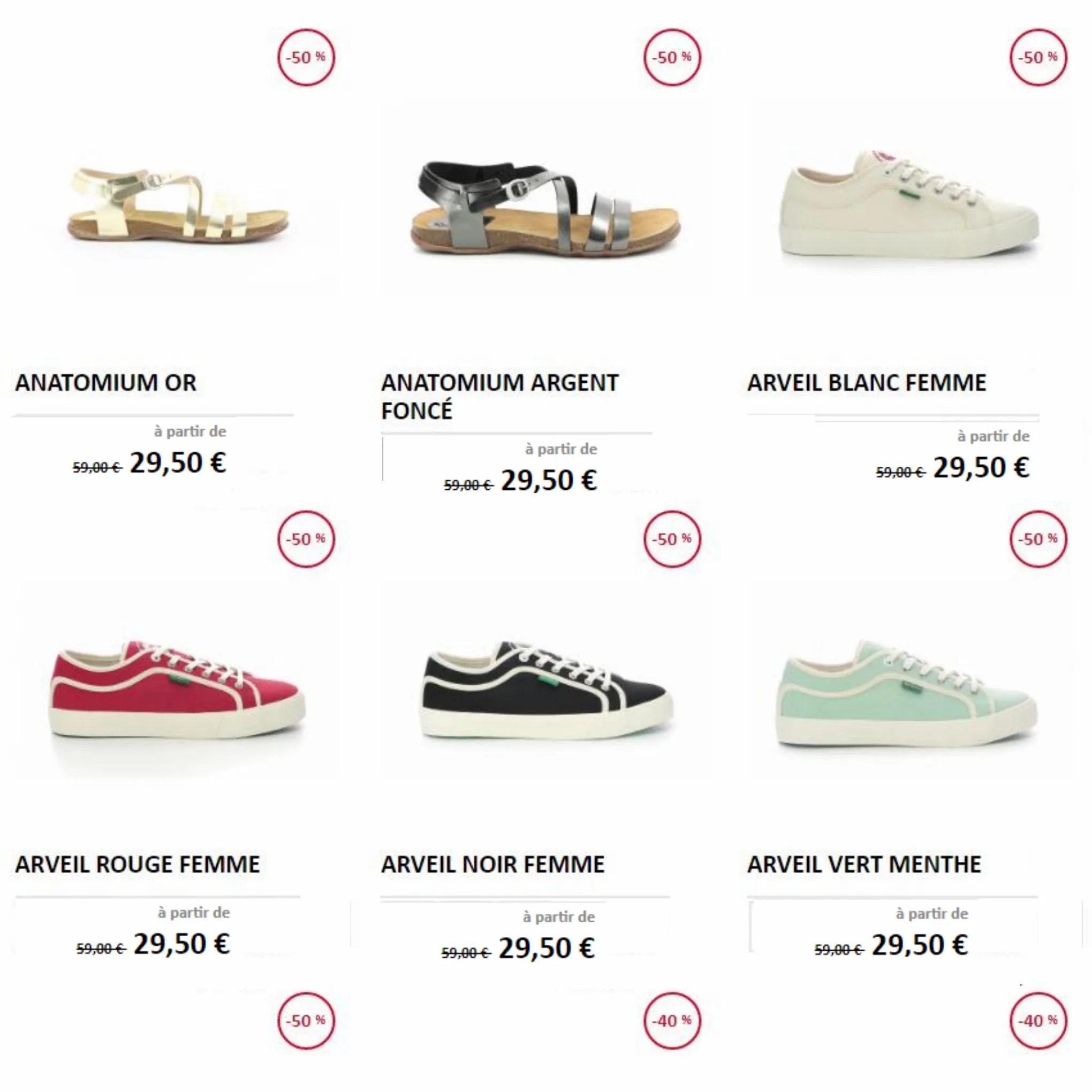 Catalogue Petits prix sur les chaussures femme, page 00006