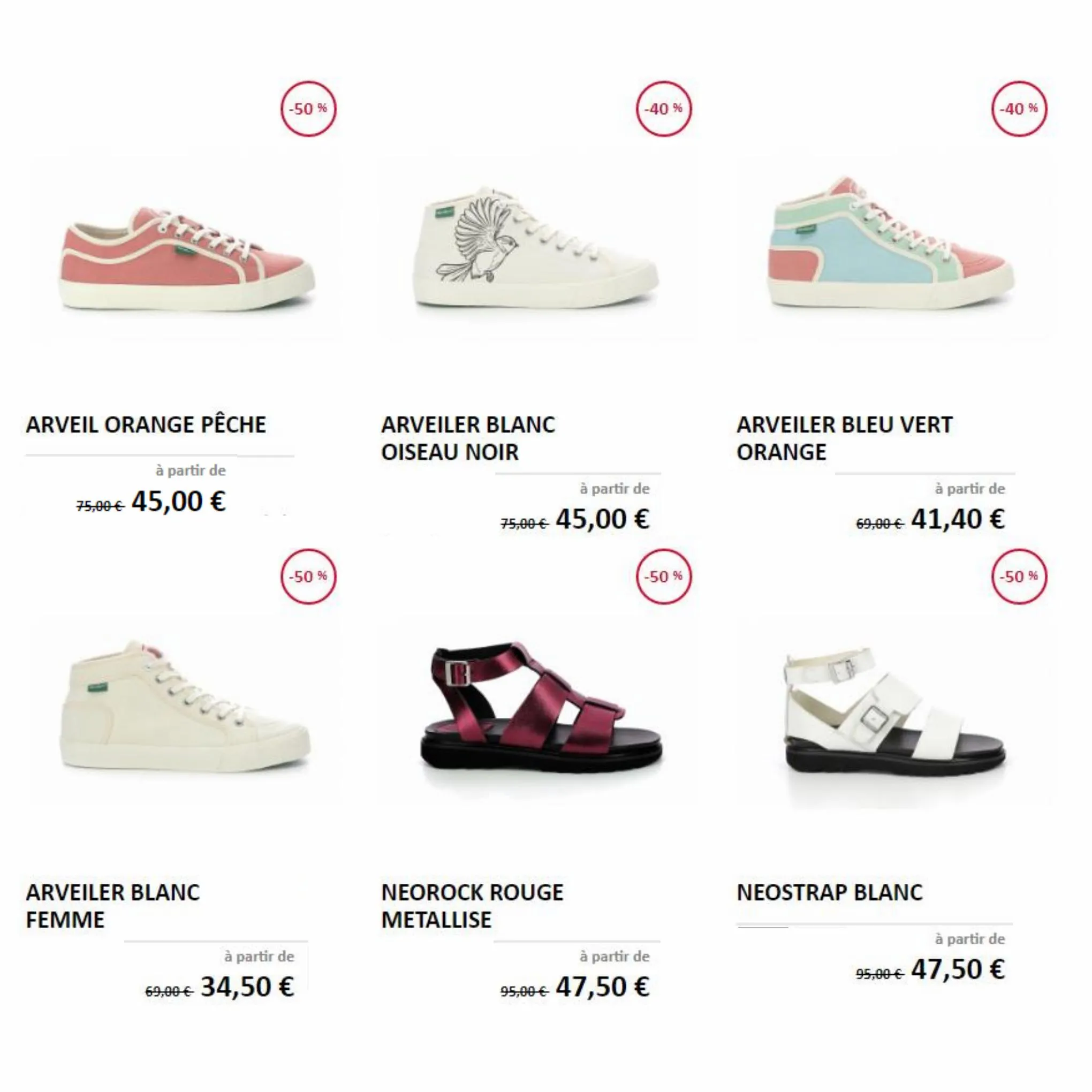 Catalogue Petits prix sur les chaussures femme, page 00008