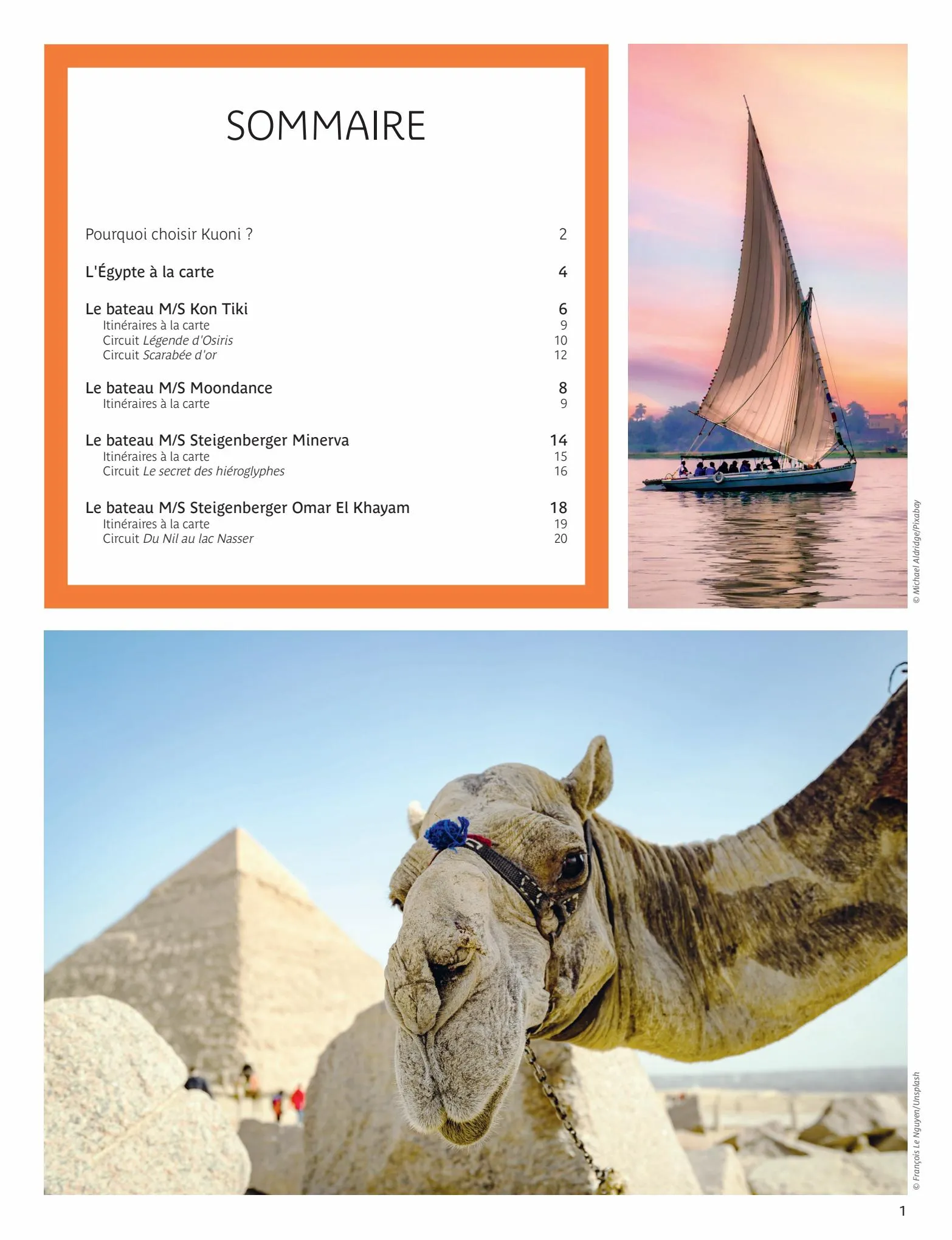 Catalogue Égypte, page 00003