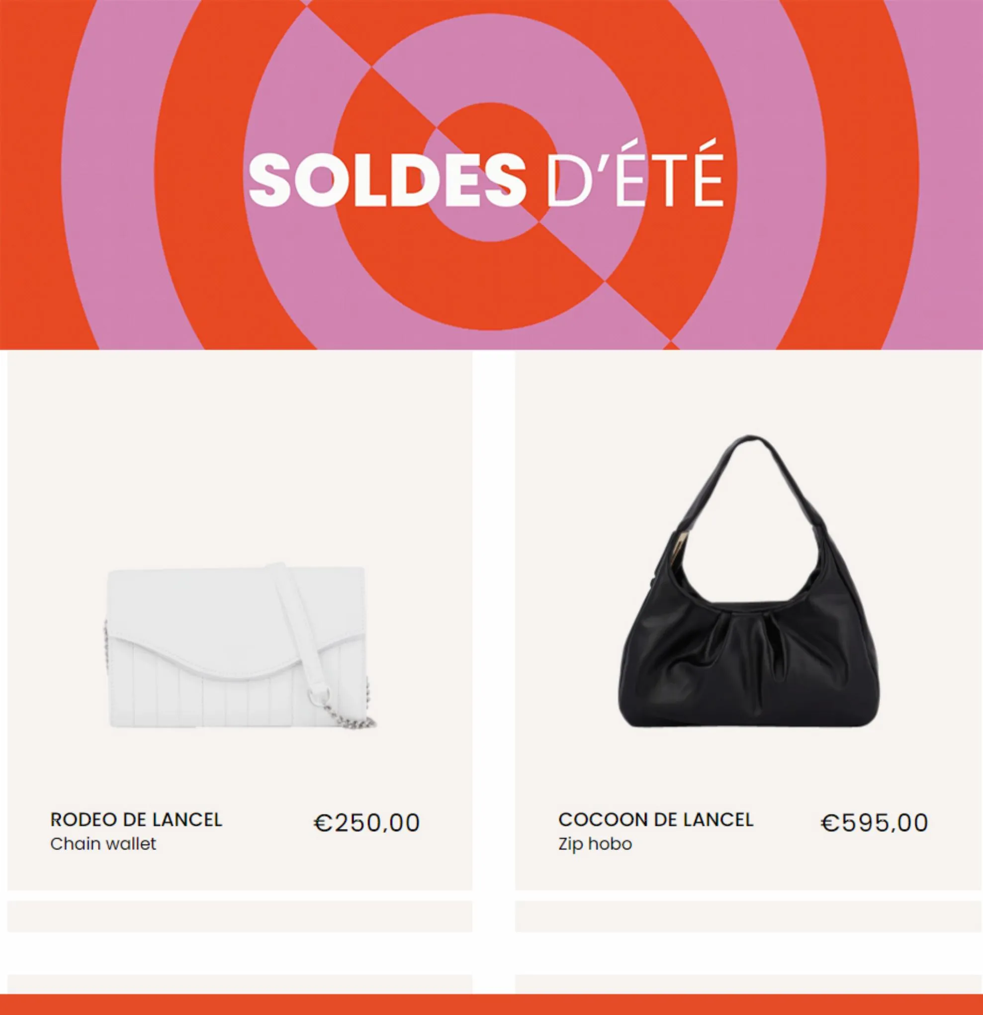 Catalogue SOLDES D'ÉTÉ LANCEL!, page 00003