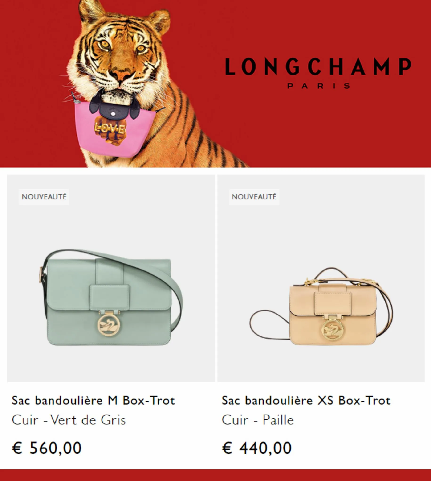 Catalogue Nouveauté Longchamp!, page 00003