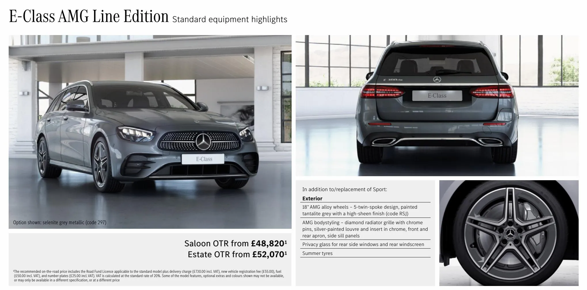 Catalogue THE E-CLASS SALOON AND ESTATE, page 00019