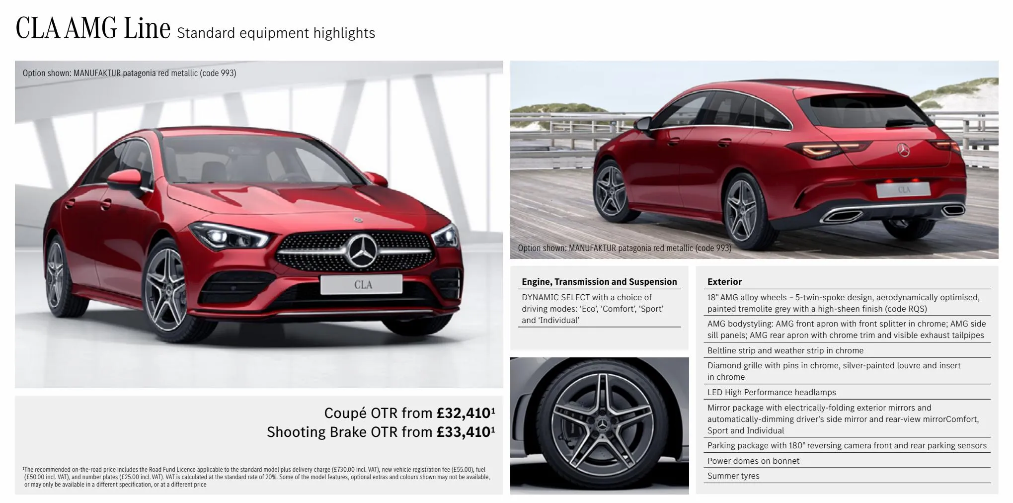 Catalogue The CLA Coupé and Shooting Brake, page 00014