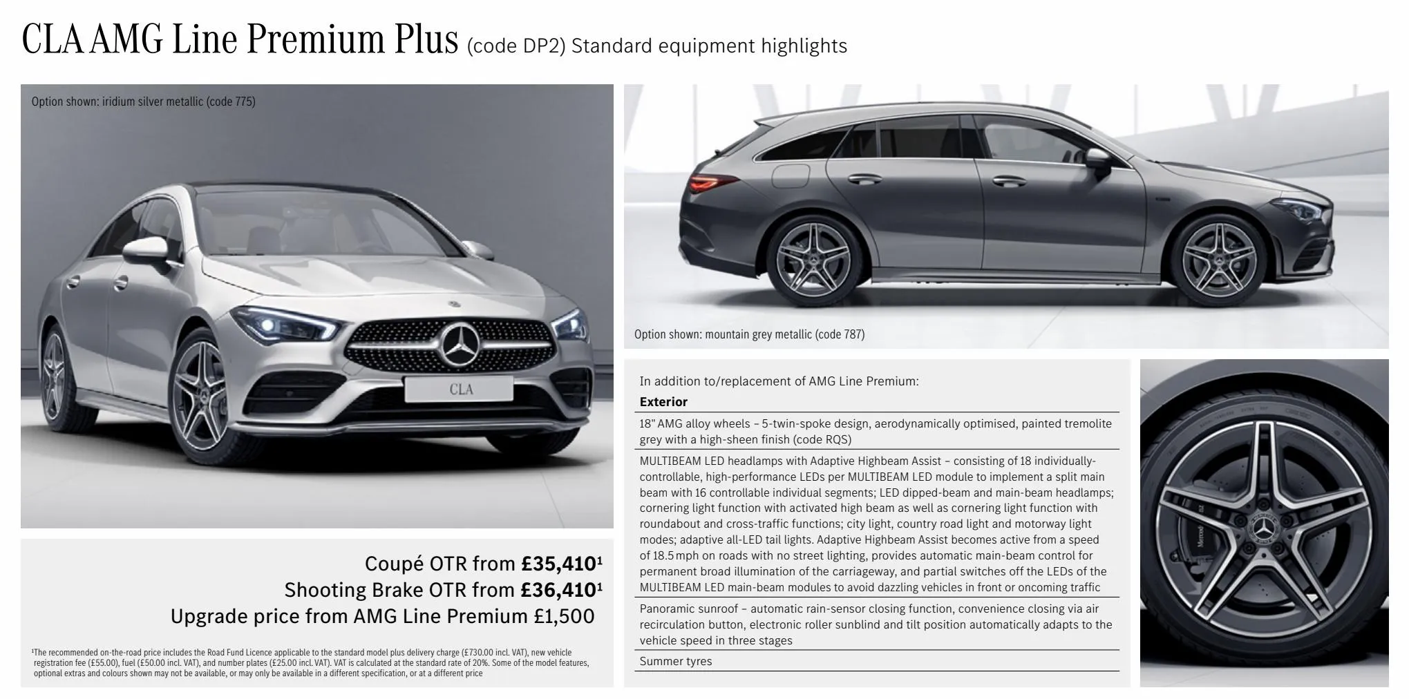 Catalogue The CLA Coupé and Shooting Brake, page 00018