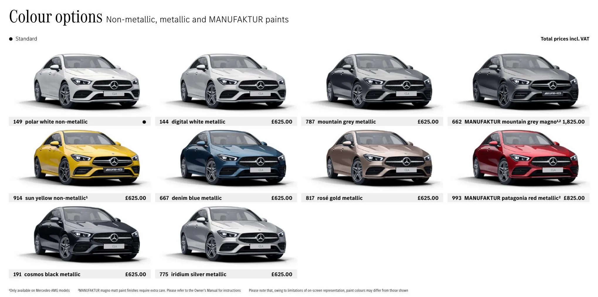 Catalogue The CLA Coupé and Shooting Brake, page 00038