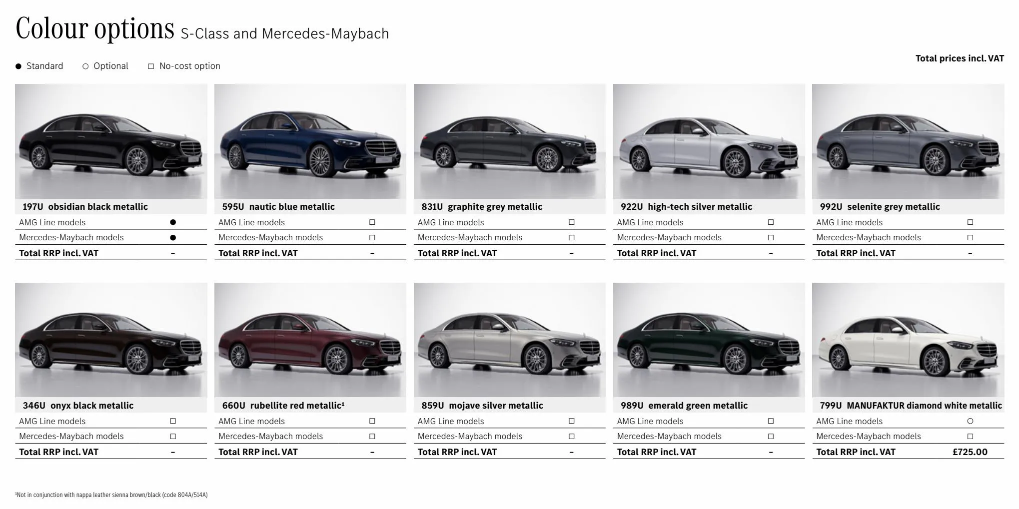 Catalogue The S-Class and Mercedes-Maybach S-Class, page 00041