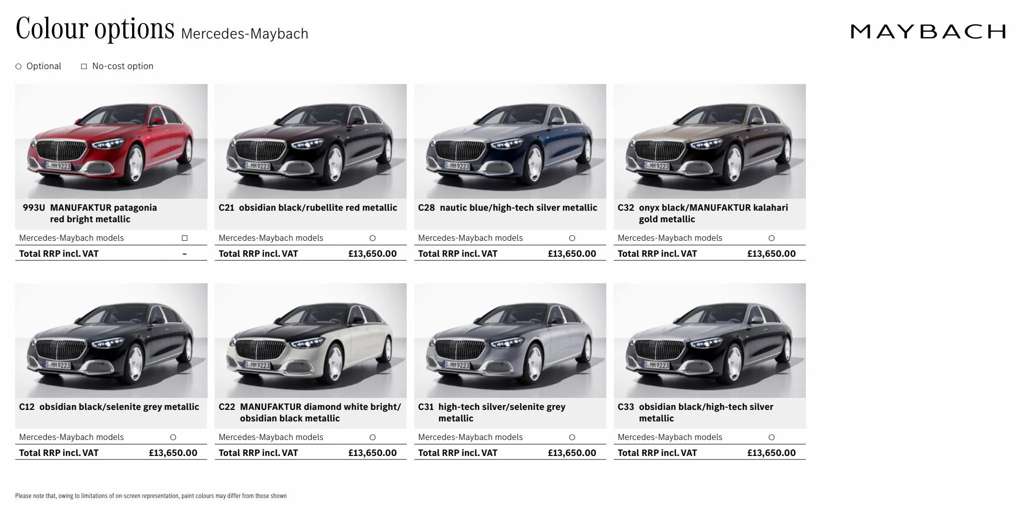Catalogue The S-Class and Mercedes-Maybach S-Class, page 00042