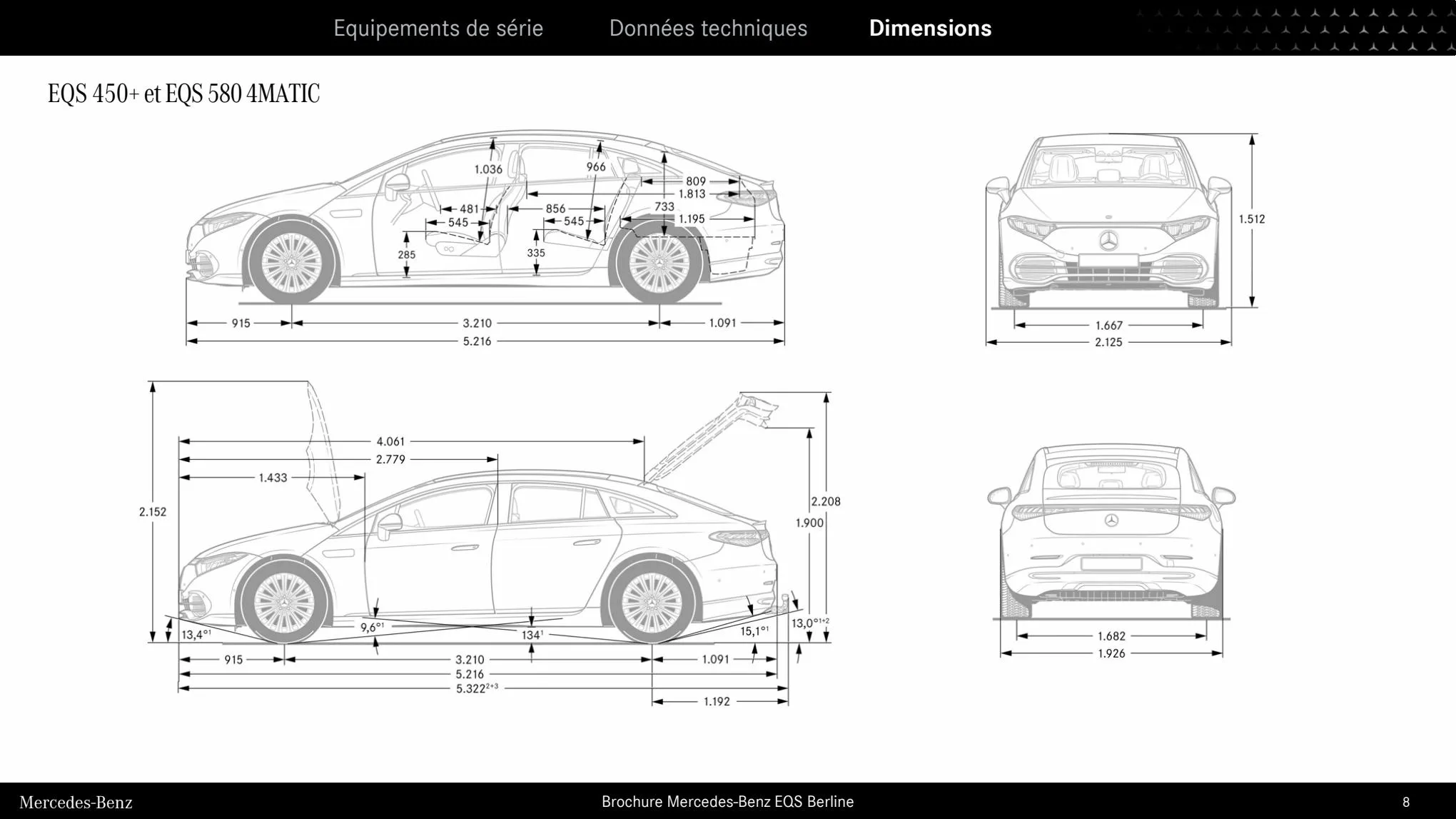 Catalogue Brochure EQS Berline, page 00008