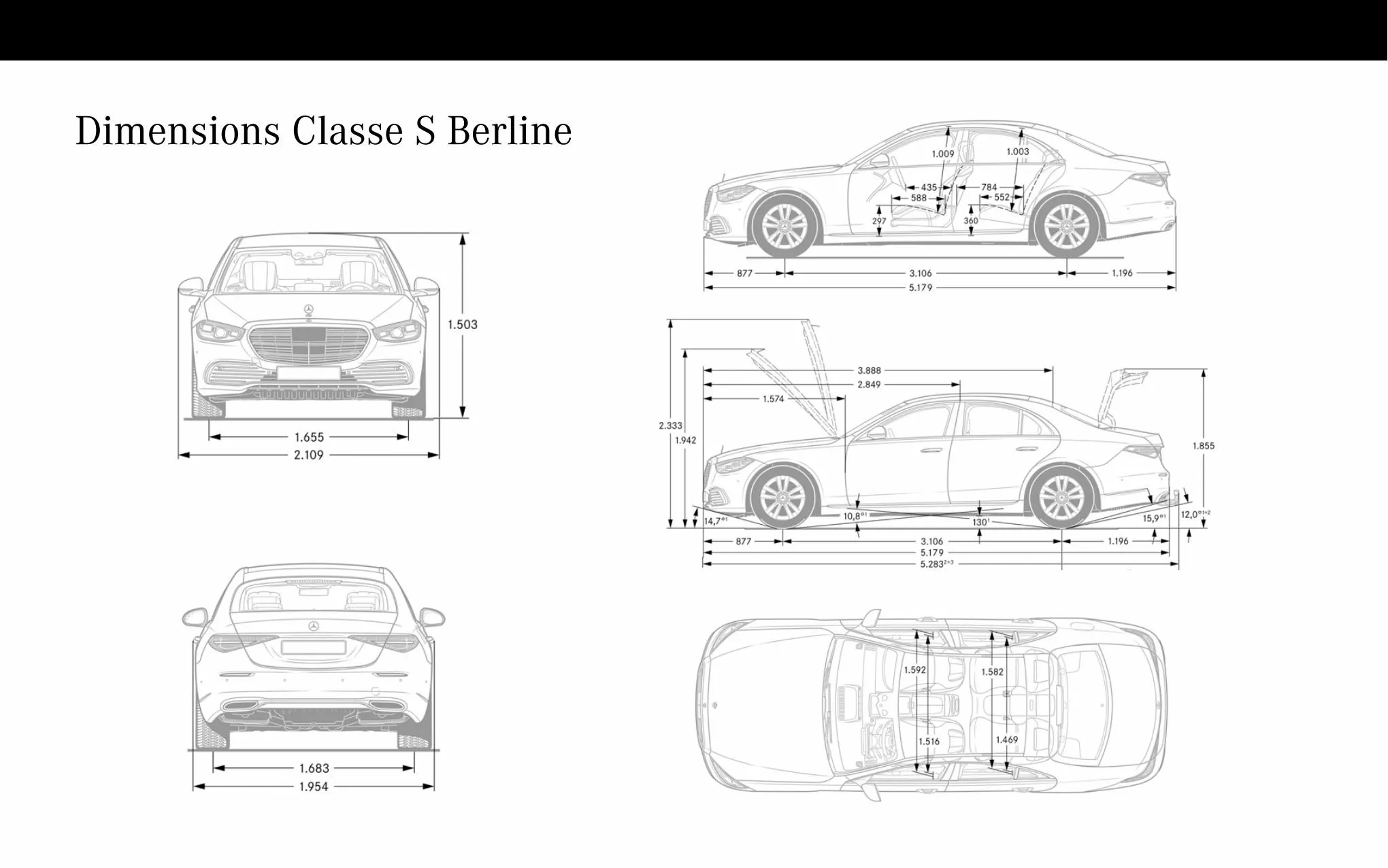 Catalogue Classe S Berline Limousine Maybach, page 00016