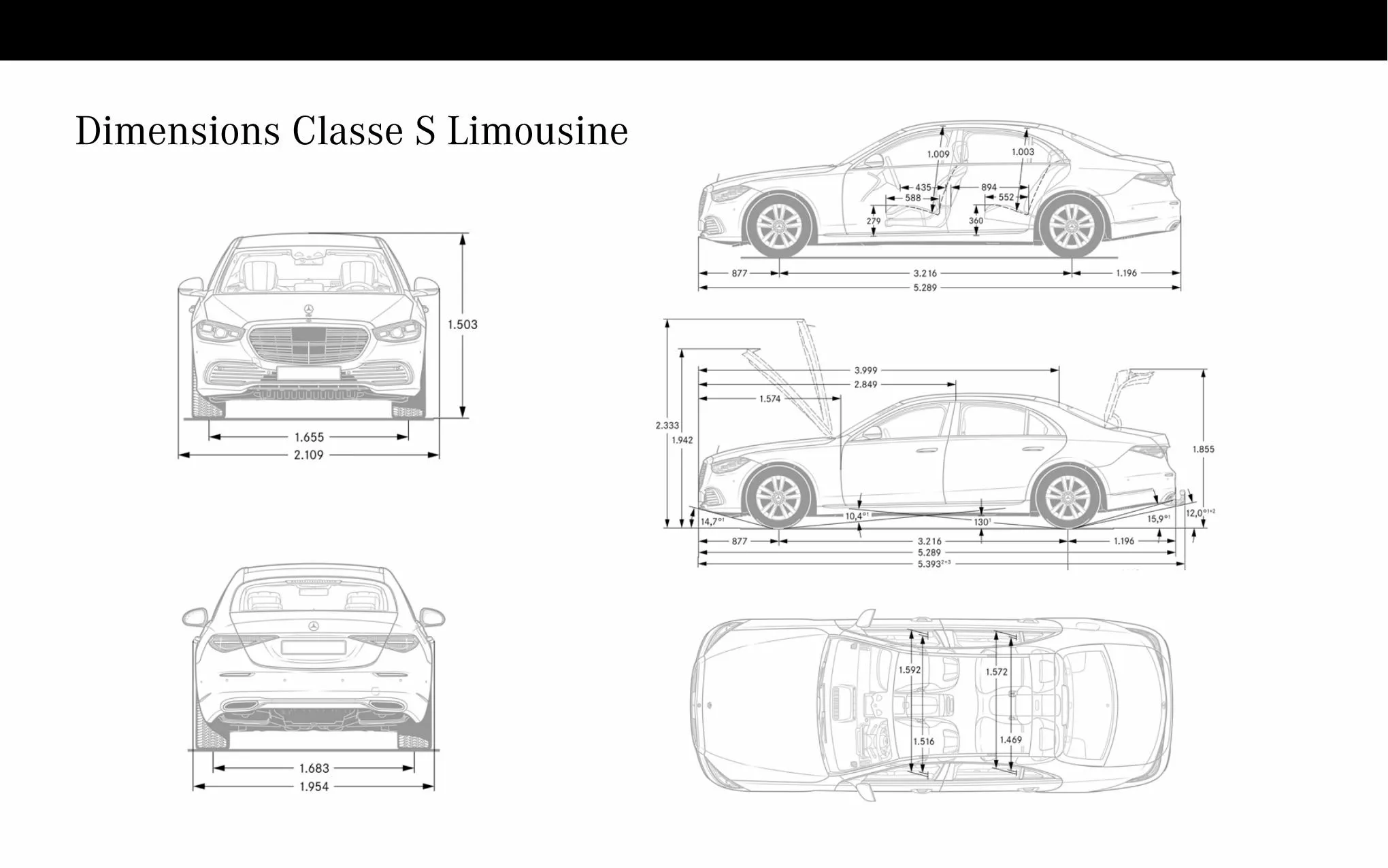 Catalogue Classe S Berline Limousine Maybach, page 00017