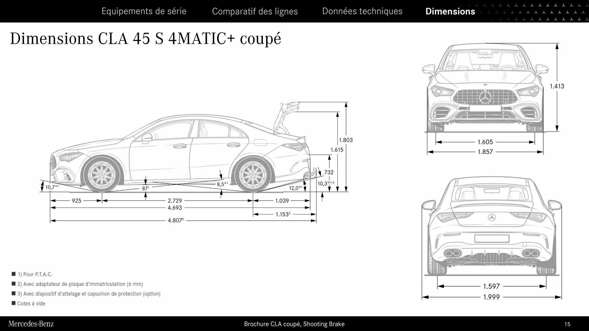 Catalogue CLA Coupe Shooting Brake 2023, page 00015