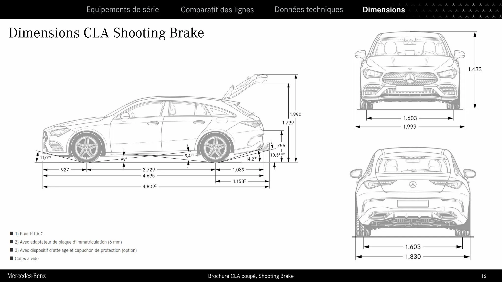 Catalogue CLA Coupe Shooting Brake 2023, page 00016