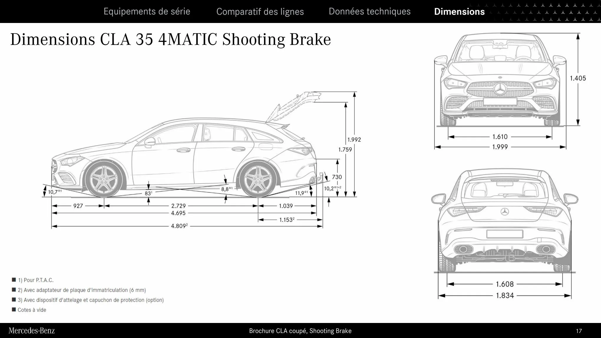 Catalogue CLA Coupe Shooting Brake 2023, page 00017