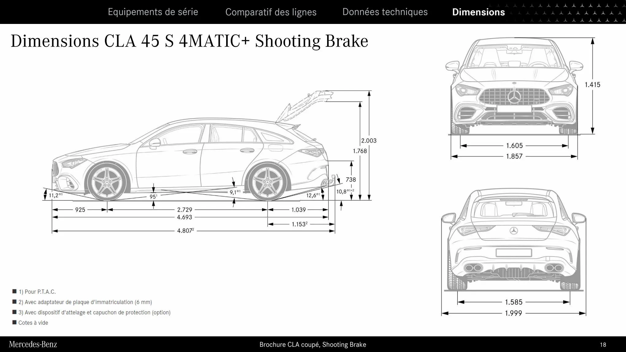 Catalogue CLA Coupe Shooting Brake 2023, page 00018
