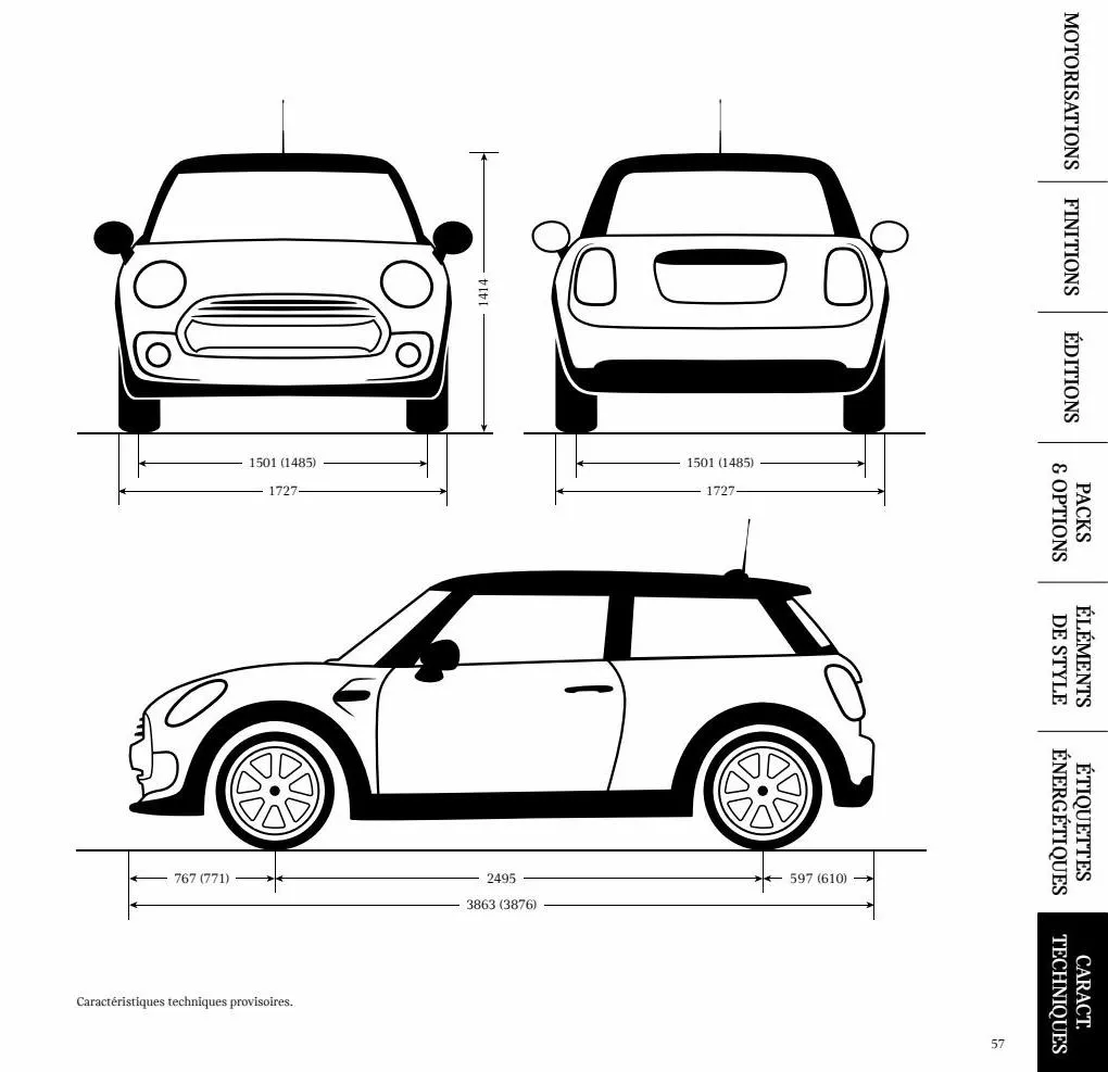 Catalogue MINI Hatch 3 portes., page 00057