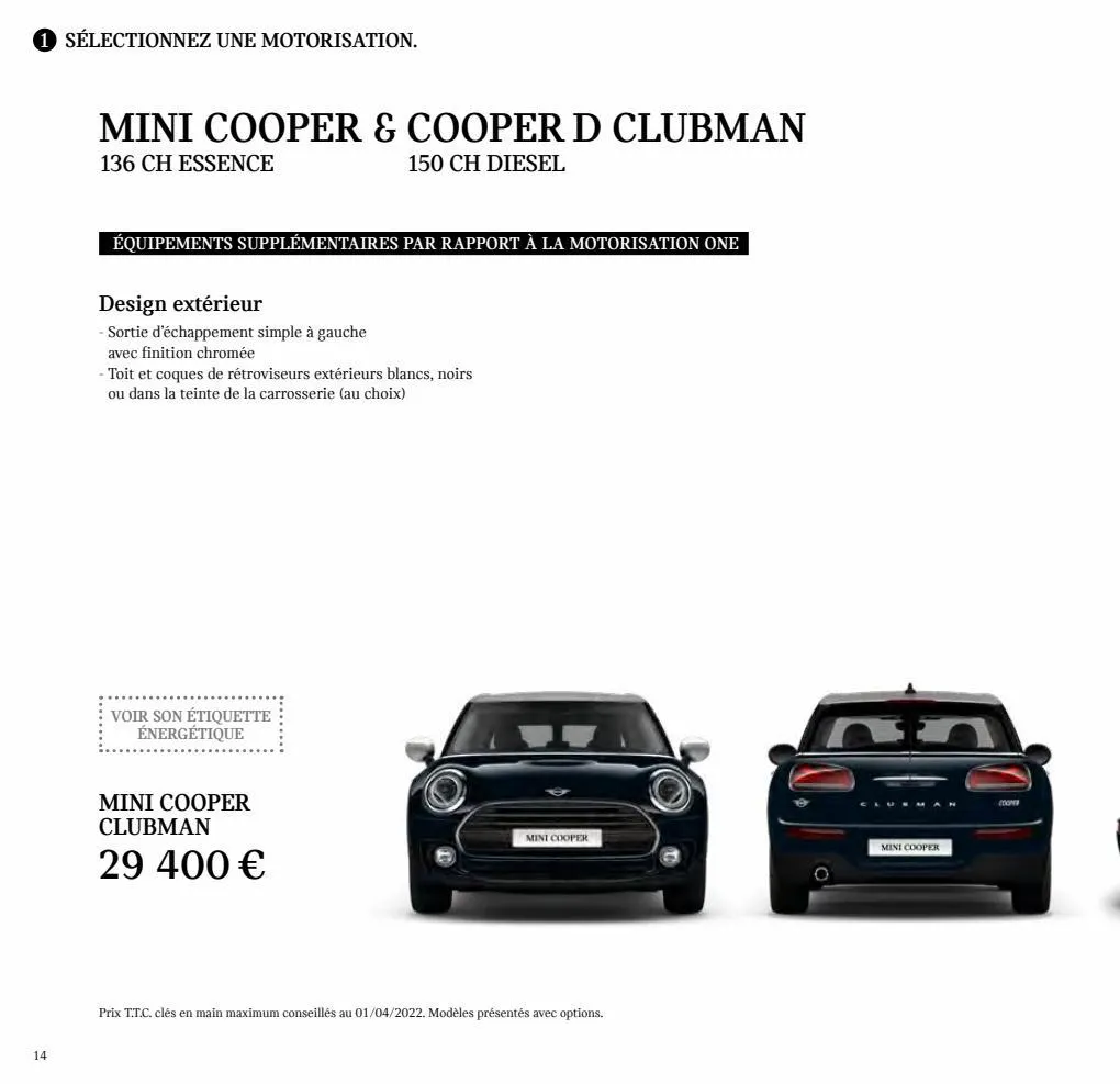 Catalogue MINI Clubman., page 00014