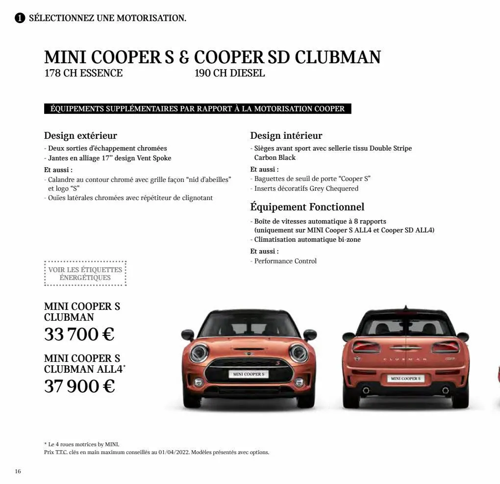 Catalogue MINI Clubman., page 00016