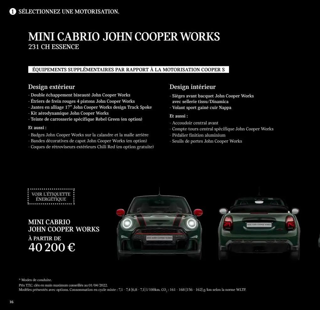 Catalogue MINI Cabrio., page 00016