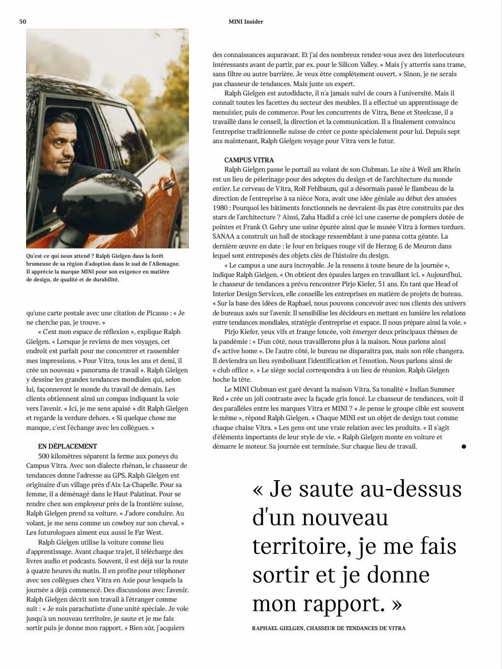 Catalogue Magazine MINI Insider., page 00050