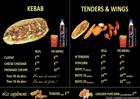 Menus Nebab kebab