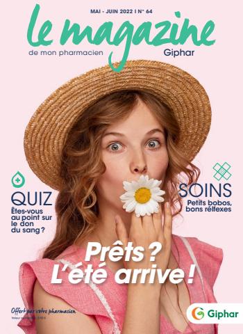 Catalogue Pharmacien Giphar | Magazine N° 64 | 20/05/2022 - 30/06/2022