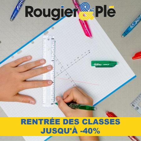 Promos de Culture et Loisirs à Marseille | Rentrée des classes jusqu'à -40% sur Rougier&Plé | 24/06/2022 - 07/07/2022