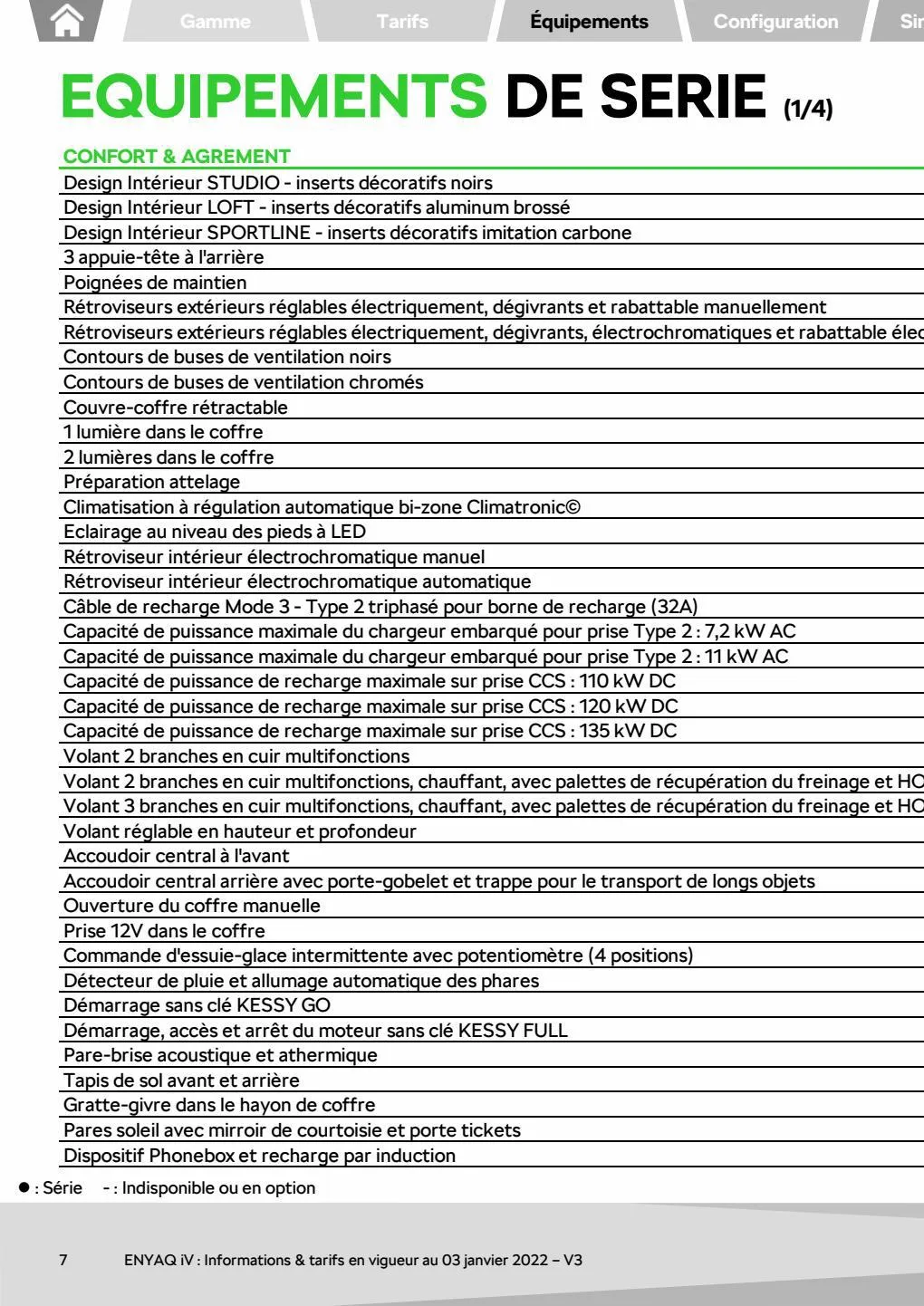Catalogue ENYAQ iV Version 60 180 Ch, page 00012