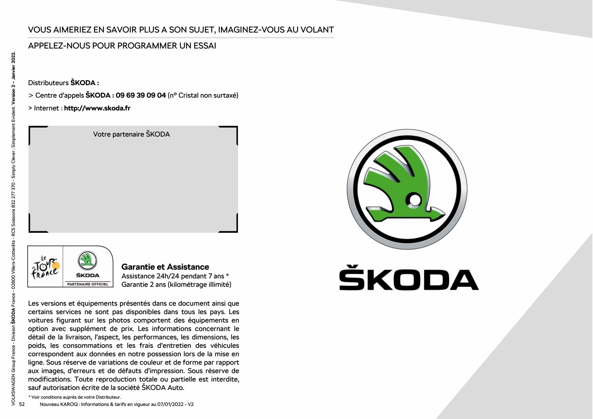 Catalogue NOUVEAU KAROQ Ambition 1.0 TSI 110ch BVM, page 00102