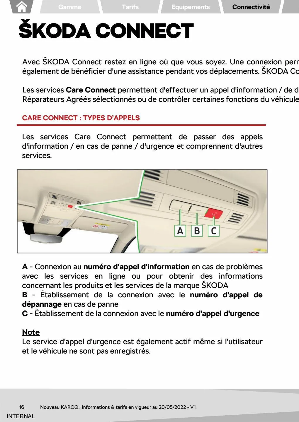 Catalogue NOUVEAU KAROQ Ambition 1.0 TSI 110ch BVM, page 00030