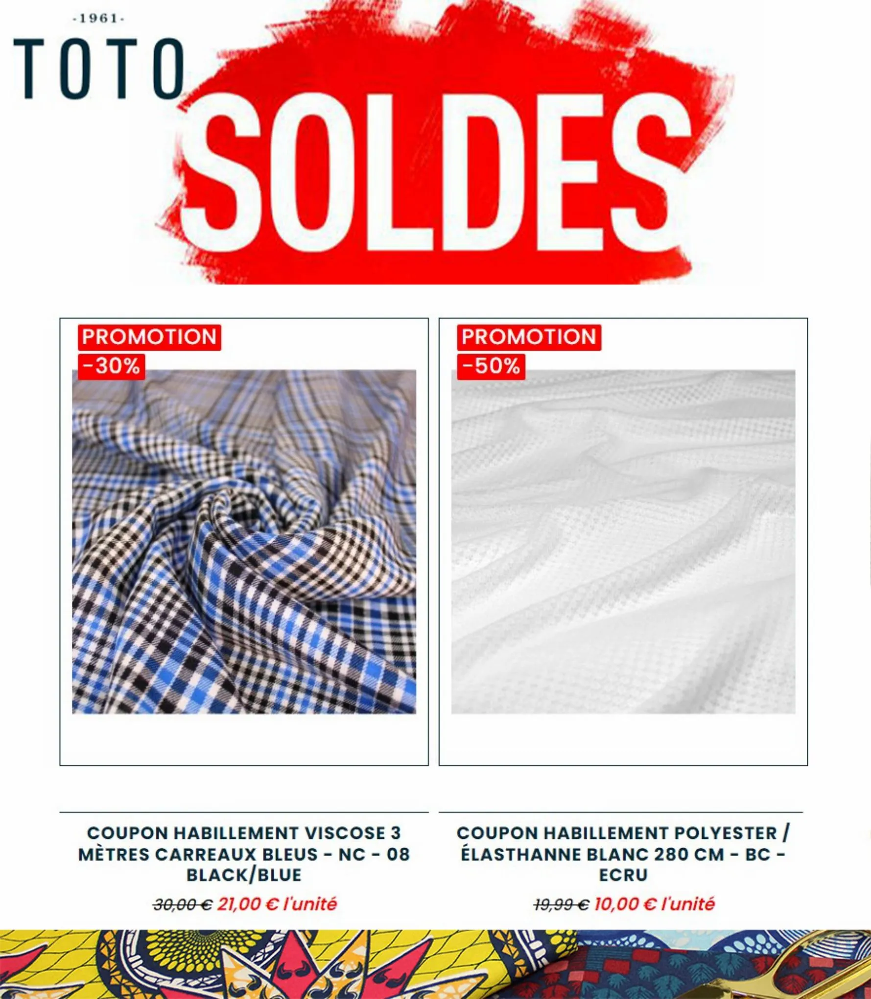 Catalogue PROMOTIONS TOTO, page 00001