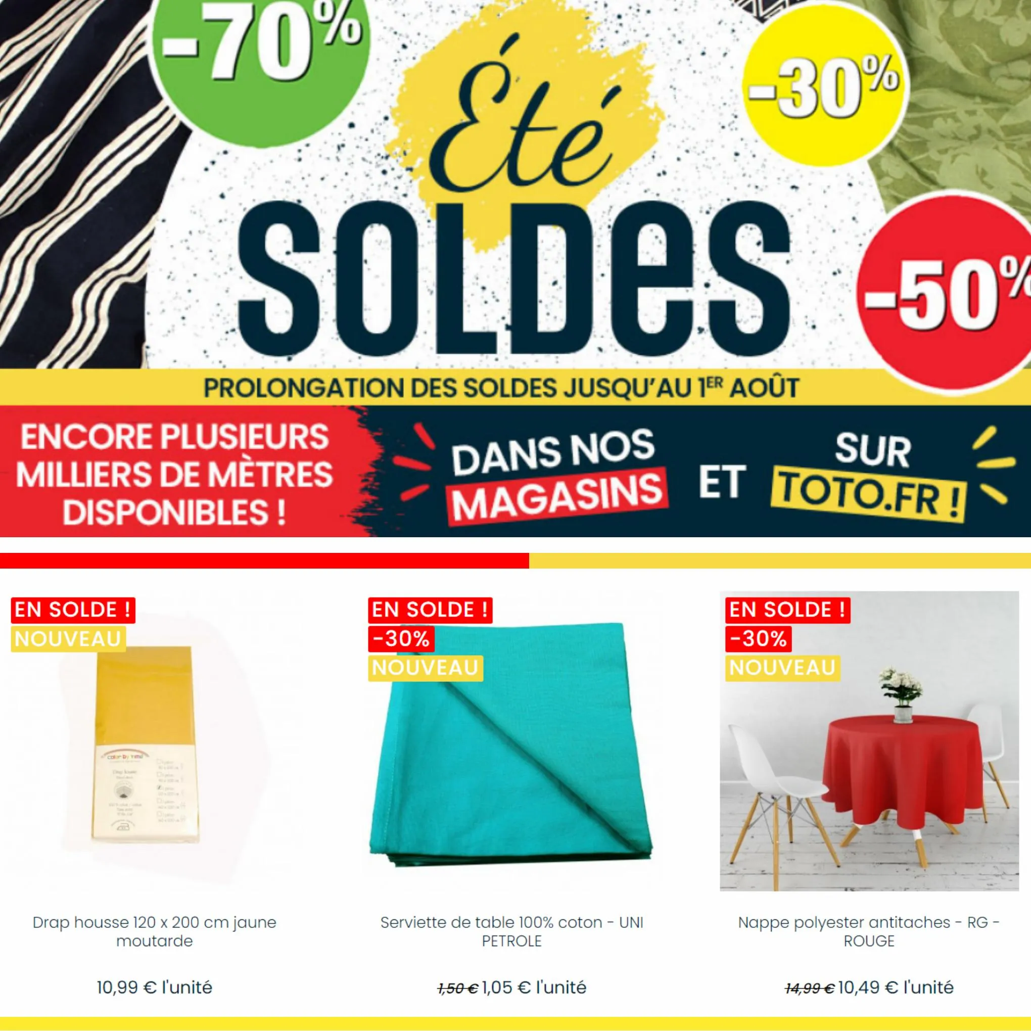 Catalogue Toto Soldes, page 00001
