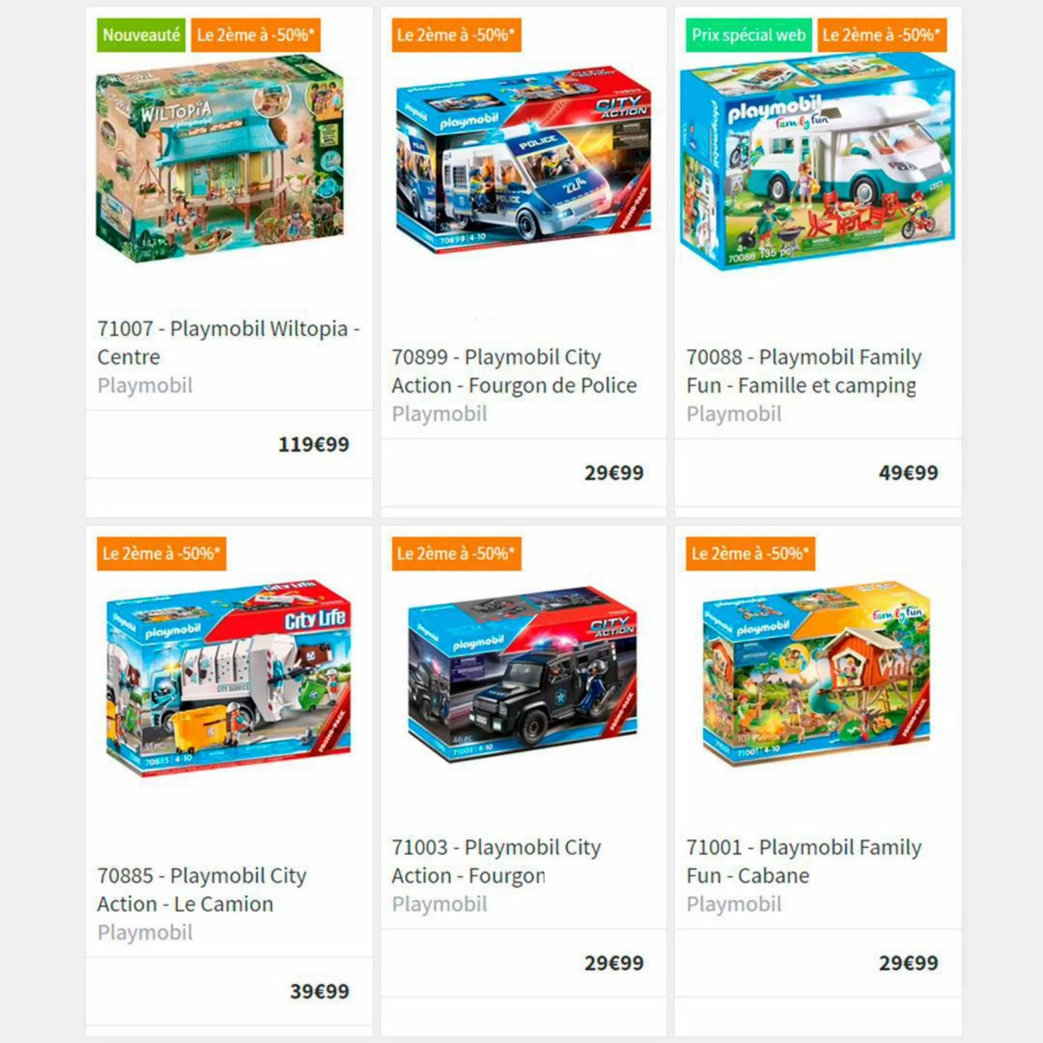 Catalogue Offres sur les jouets anniversaire Playmobil, page 00002