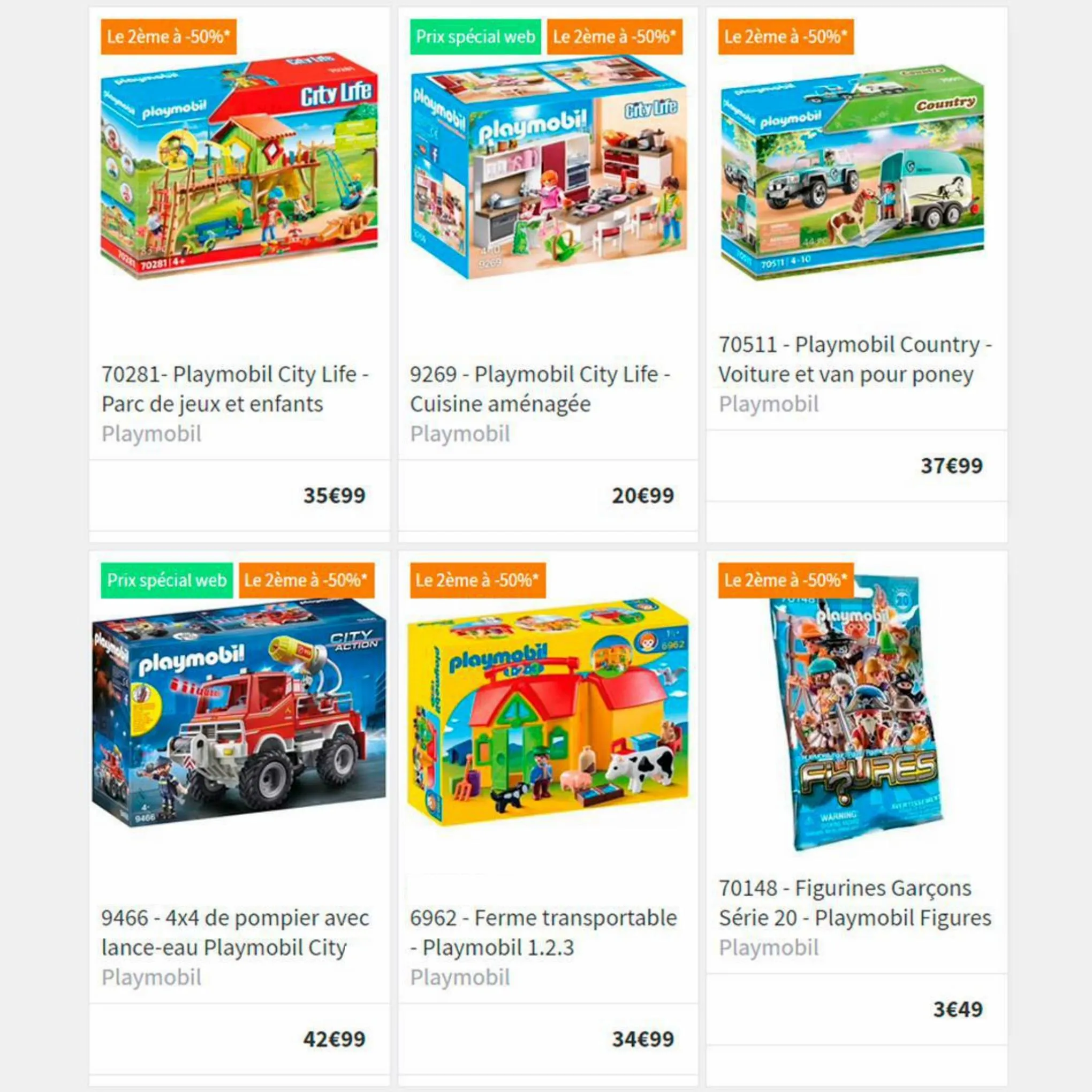 Catalogue Offres sur les jouets anniversaire Playmobil, page 00006